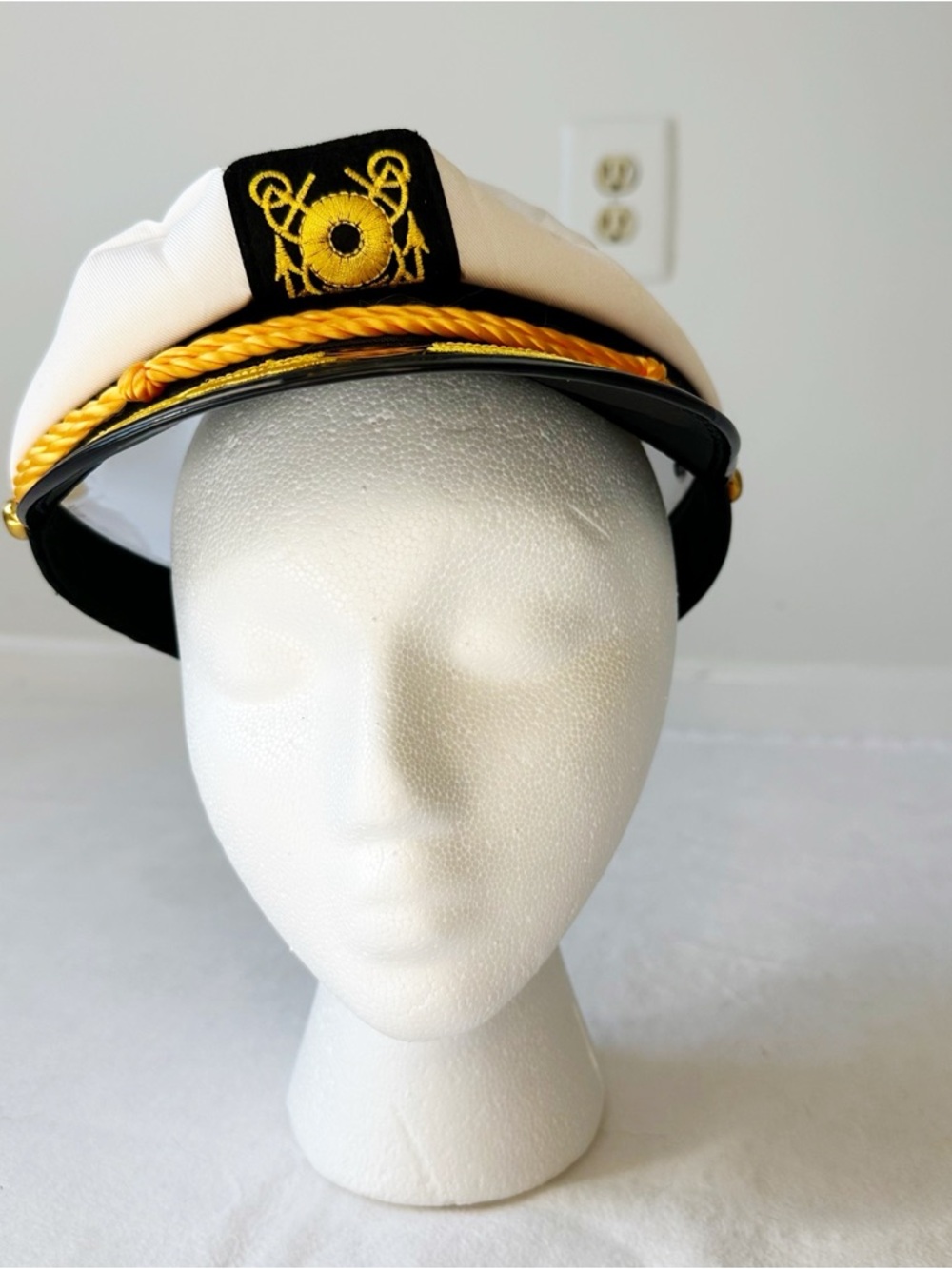Unbranded Costume Ship Captain Hat Cruise Roleplay LAR Party One Size Nautical